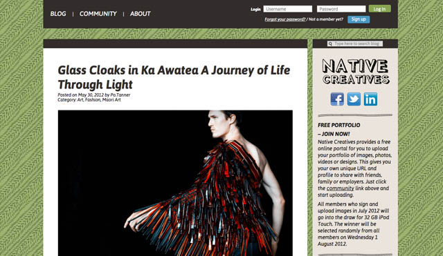 Native Creatives page