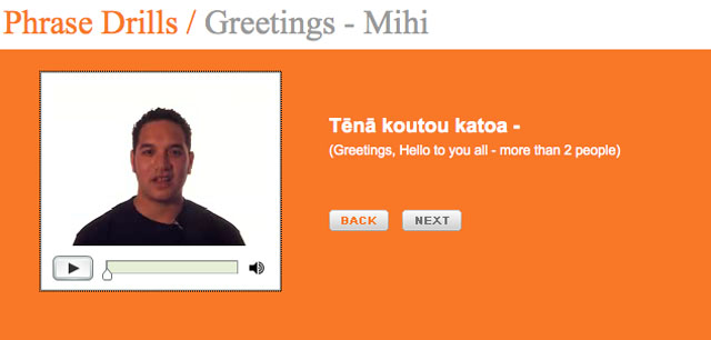 Maori Language net maori video lessons