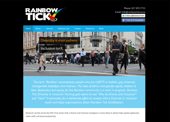 Rainbow-tick-website